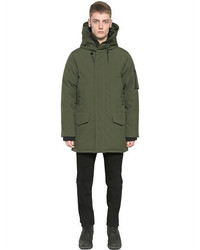 Kenzo Water Repellent Parka With Fur Trim