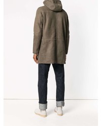 Desa Collection Zipped Shearling Lined Coat