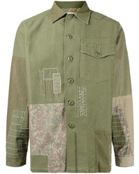 Maharishi Patchwork Detail Cotton Shirt