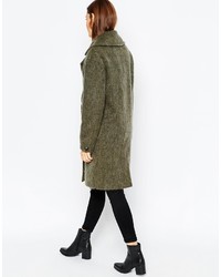 Asos Collection Pea Coat In Oversized Fit