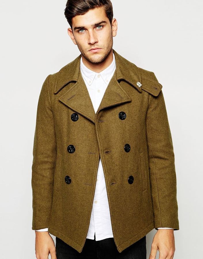 Fidelity Peacoat Made In Usa, $502 | Asos | Lookastic