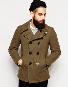 Fidelity Peacoat Made In Usa, $496 | Asos | Lookastic.com