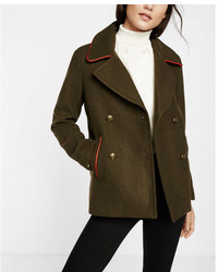 Express Piped Peacoat