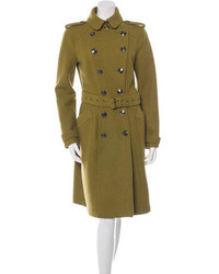 Burberry Prorsum Wool Double Breasted Coat