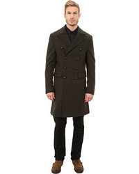 John Varvatos Star Usa Military Inspired Double Breasted Peacoat O1288r3l