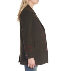 BCBGeneration Wool Blend Military Peacoat