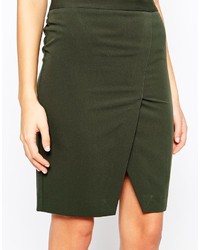Asos Collection Pencil Skirt With Wrap