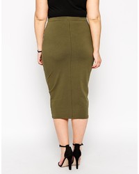 Asos Curve Midi Pencil Skirt In Jersey | Where to buy & how to wear