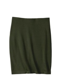 Mossimo Ponte Pencil Skirt Green S