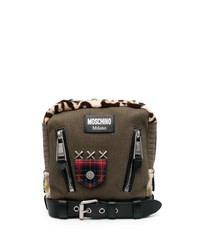 Moschino Logo Patch Shoulder Bag