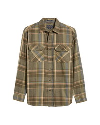 Pendleton Burnside Plaid Button Up Flannel Shirt