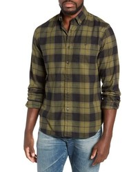 Todd Snyder Classic Fit Plaid Flannel Sport Shirt