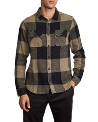 RVCA Haywire Button Up Flannel Shirt