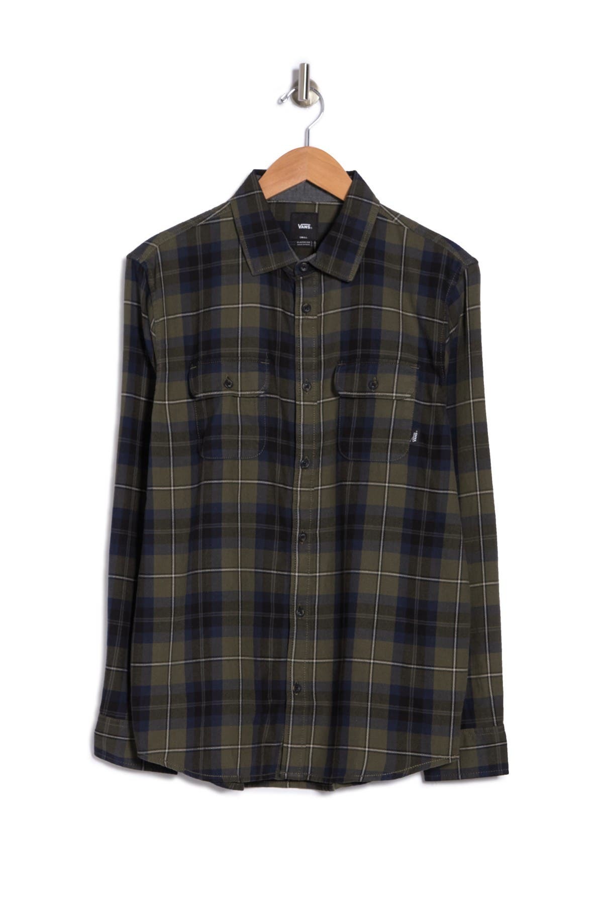 Vans Plaid Flannel Button Up Shirt, $29 | Nordstrom | Lookastic