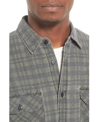 Quiksilver Young Winner Lined Plaid Flannel Shirt