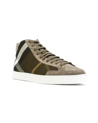 Burberry Olive Sneakers
