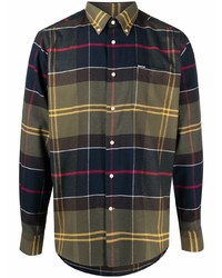 Barbour Check Print Button Up Shirt