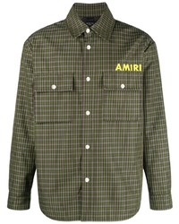 Amiri Logo Print Shirt Jacket