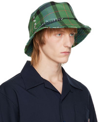 Marni Green Tartan Bucket Hat