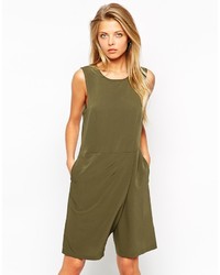 Asos Collection Woven Romper With Wrap Detail
