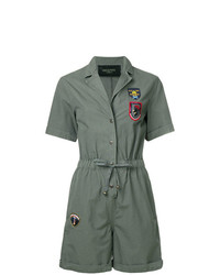 Mr & Mrs Italy Patch Appliqud Playsuit