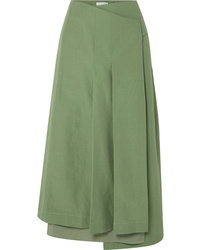 Rejina Pyo Laurie Cotton And And Silk Wrap Skirt