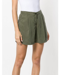 Woolrich Front Pleated Shorts