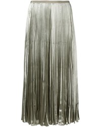 Valentino Pleated Midi Skirt