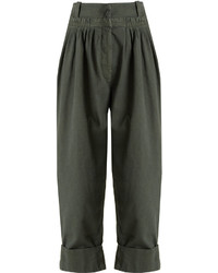 J.W.Anderson Tapered Leg Pleated Cotton Trousers