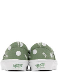 Vans Green Og Classic Slip On Lx Sneakers