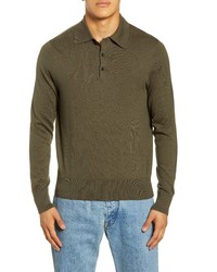 rag & bone Barrow Long Sleeve Sweater Polo