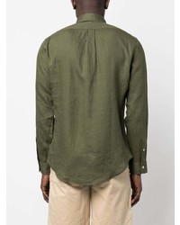 Polo Ralph Lauren Long Sleeve Linen Blend Shirt