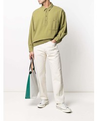 YMC Long Sleeve Polo Shirt