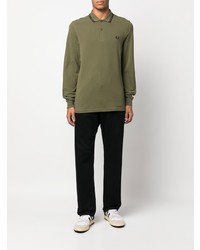 Fred Perry Long Sleeve Polo Shirt