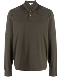 James Perse Long Sleeve Polo Shirt