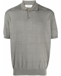 Z Zegna Check Pattern Polo Shirt