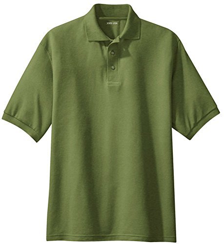 Joes USA Mens Long Sleeve Polo Shirts in 10 Colors Regular and Tall Sizes XS-6XL 