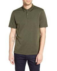Theory Curren Slim Fit Tipped Pique Polo