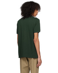 Sunspel Green Two Button Polo