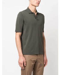 Dell'oglio Open Placket Cotton Polo Shirt