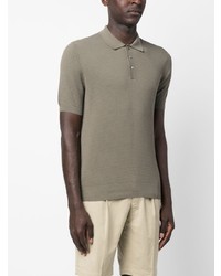 Lardini Plain Short Sleeved Polo Shirt
