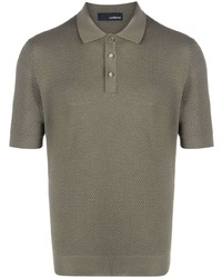Lardini Plain Short Sleeved Polo Shirt