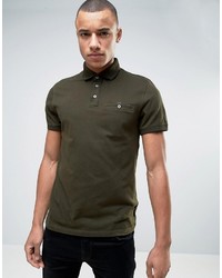 Ted Baker Polo With Textured Collar