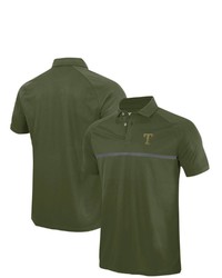 LEVELWEA R Olive Texas Rangers Sector Raglan Polo At Nordstrom