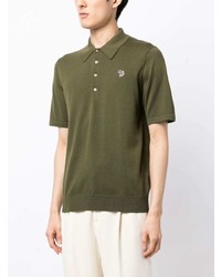 PS Paul Smith Short Sleeve Knitted Polo Shirt
