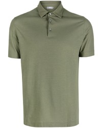 Zanone Short Sleeved Cotton Polo Shirt