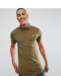 Le Breve Tall Curved Hem Polo With Ling