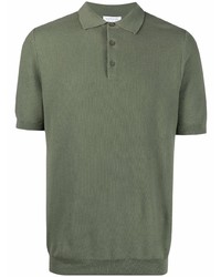 Sunspel Textured Cotton Knit Polo Shirt