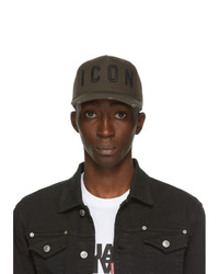 DSQUARED2 Green And Black Icon Baseball Cap