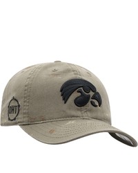Top of the World Olive Iowa Hawkeyes Oht Military Appreciation Ghost Adjustable Hat